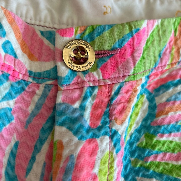 Lilly Pulitzer The Buttercup Short Pink Preppy Shellabrate Scalloped Beach - Picture 4 of 8